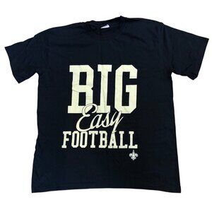 NFL Bud Light New Orleans Saints Big Easy Football Men's T-Shirt Black XL